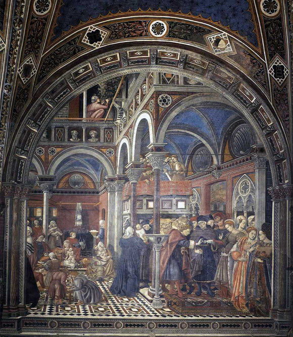  Domenico Di Bartolo The Rearing and Marriage of Female Foundlings - Art Print
