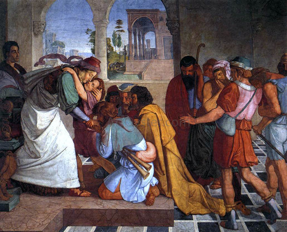  Peter Cornelius The Recognition of Joseph by his Brothers - Art Print