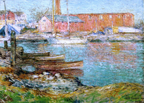  Frederick Childe Hassam The Red Mill, Cos Cob - Art Print