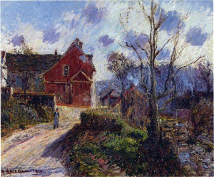  Gustave Loiseau The Red Painted House - Art Print