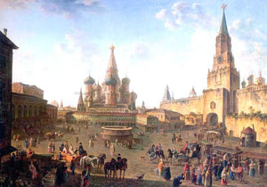 Fedor Yakovlevich Alekseev The Red Square in Moscow - Art Print