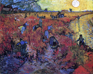  Vincent Van Gogh The Red Vinyard - Art Print