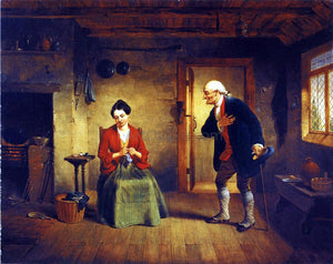  Francis William Edmonds The Rejected Suitor - Art Print