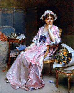  Raimundo de Madrazo Y Garreta The Reluctant Mistress - Art Print