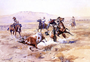 Charles Marion Russell The Renegade - Art Print