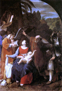  Carlo Saraceni The Rest on the Flight into Egypt - Art Print