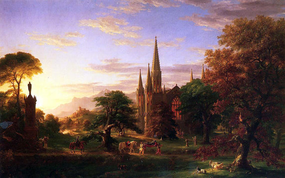 Thomas Cole The Return - Art Print