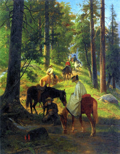  William Hahn The Return from Glacier Point - Art Print