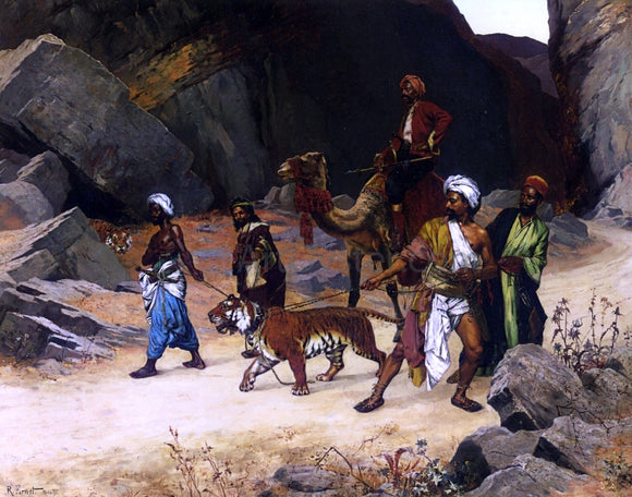  Rudolph Ernst The Return from the Tiger Hunt - Art Print