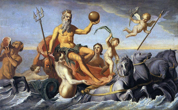  John Singleton Copley The Return of Neptune - Art Print