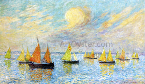  Ferdinand Du Puigaudeau The Return of the Fishing Fleet, Croisic - Art Print