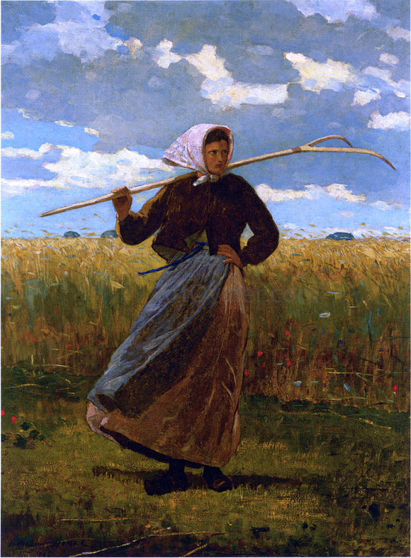  Winslow Homer The Return of the Gleaner - Art Print