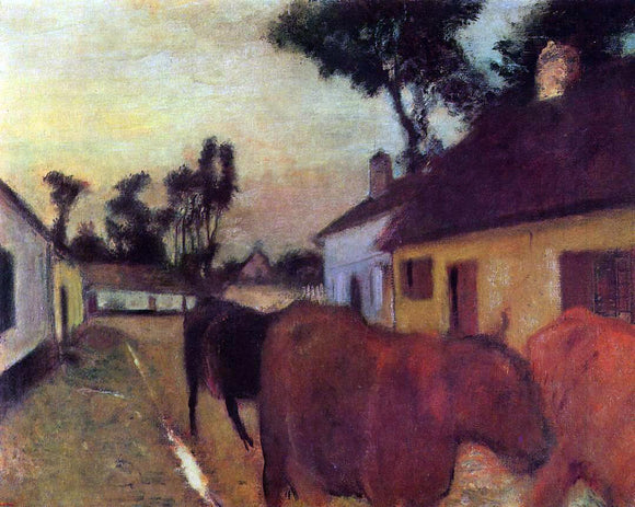  Edgar Degas The Return of the Herd - Art Print