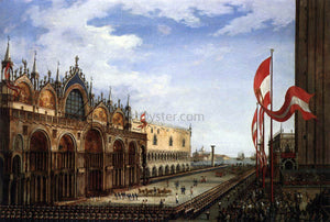  Vincenzo Chilone The Return of the Horses of San Marco - Art Print