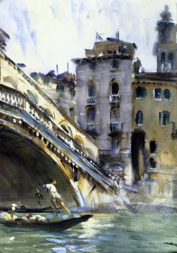  John Singer Sargent The Rialto: Venice - Art Print