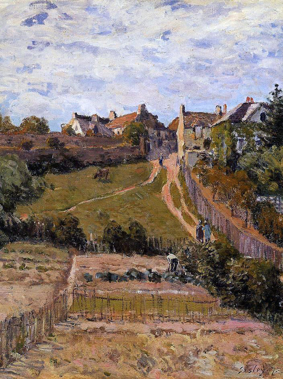  Alfred Sisley The Rising Path - Art Print