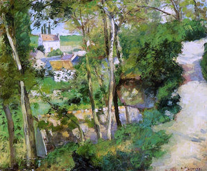  Camille Pissarro The Rising Path, Pontoise - Art Print