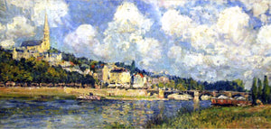  Alfred Sisley The River at Saint Cloud - Art Print