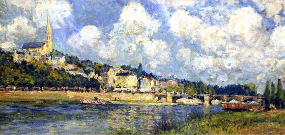  Alfred Sisley The River at Saint Cloud - Art Print