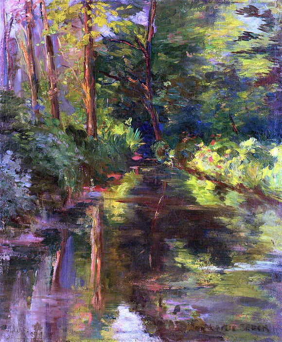  John Leslie Breck The River Ept - Art Print