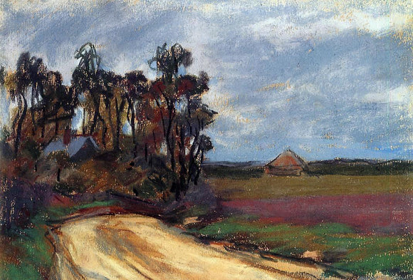  Claude Oscar Monet The Road and the House - Art Print