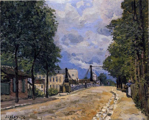  Alfred Sisley The Road from Gennevilliers - Art Print