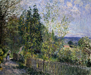  Alfred Sisley The Road in the Woods - Art Print