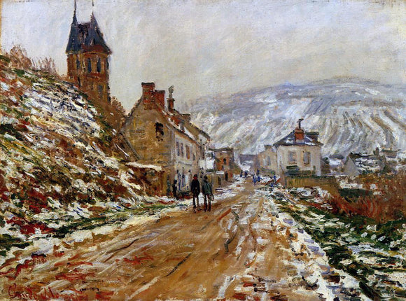  Claude Oscar Monet The Road in Vetheuil in Winter - Art Print
