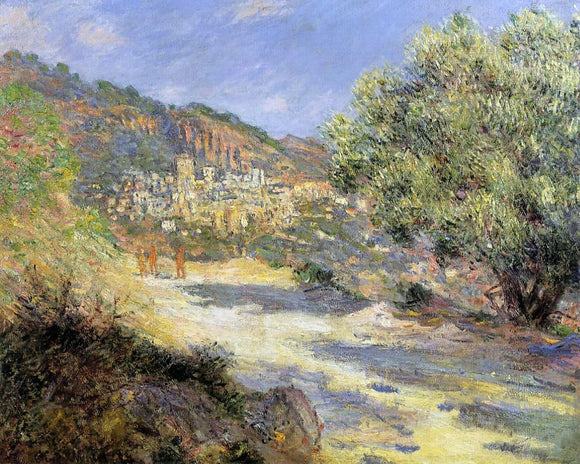  Claude Oscar Monet The Road to Monte Carlo - Art Print