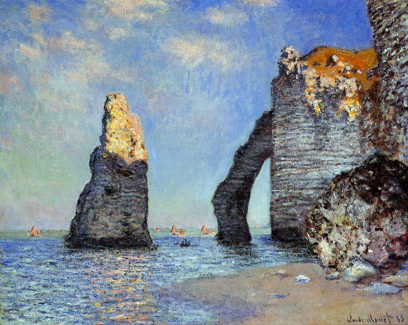  Claude Oscar Monet The Rock Needle and the Porte d'Aval - Art Print