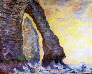  Claude Oscar Monet The Rock Needle Seen through the Porte d'Aval - Art Print