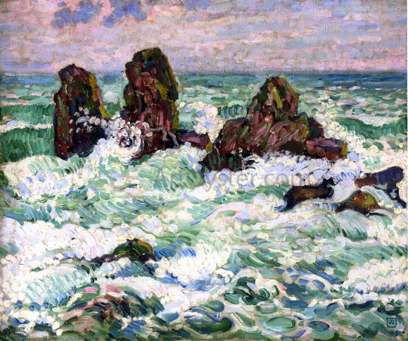  Theo Van Rysselberghe The Rocks - Art Print