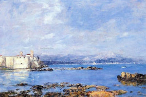  Eugene-Louis Boudin The Rocks of l'Ilette and the Fortifications - Art Print
