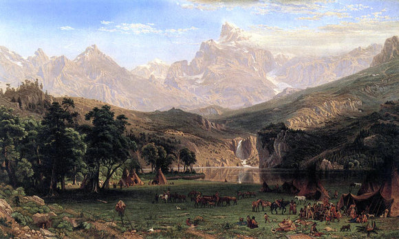  Albert Bierstadt The Rocky Mountains, Lander's Peak - Art Print