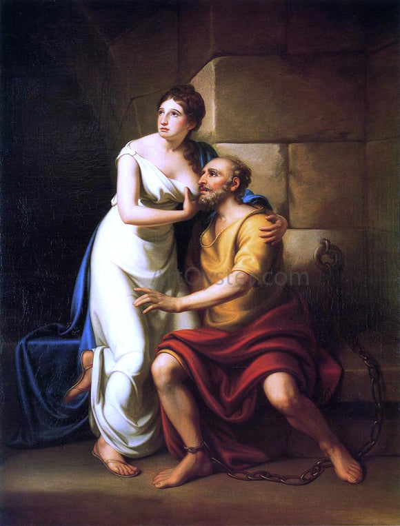  Rembrandt Peale The Roman Daughter - Art Print