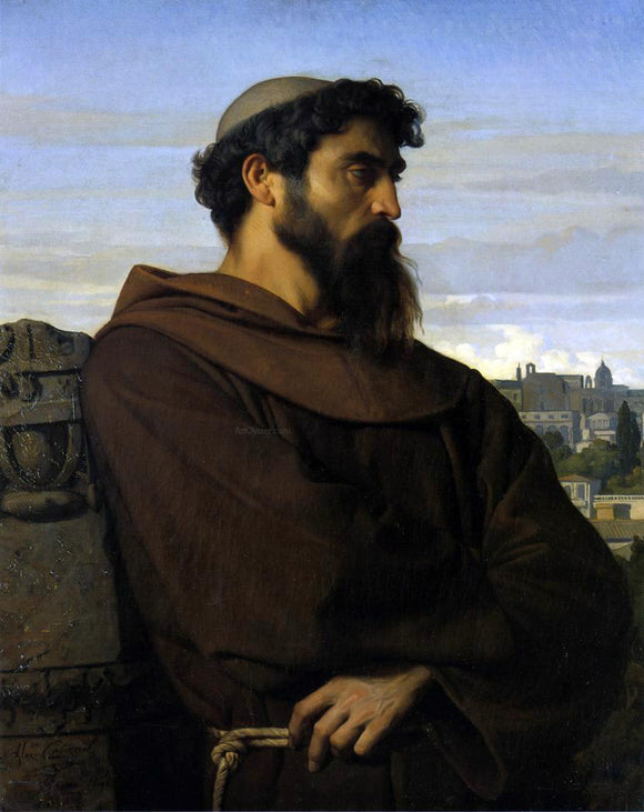  Alexandre Cabanel The Roman Monk - Art Print