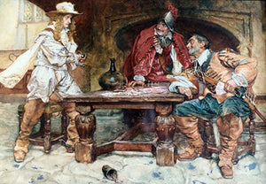  Edgar Bundy The Rook and Pigeons - Art Print