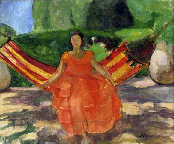  Henri Lebasque The Rose Colored Robe - Art Print