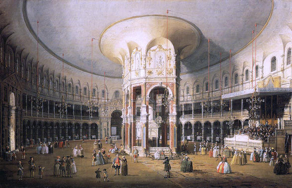  Canaletto The Rotunda of Ranelagh House - Art Print
