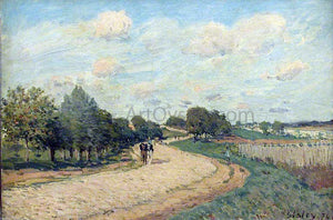  Alfred Sisley The Route to Mantes - Art Print