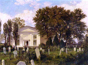  William Trost Richards The Roxborough Baptist Church - Art Print