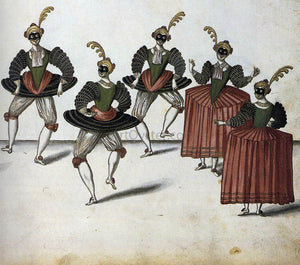  Daniel Rabel The Royal Ballet of the Dowager of Bilbao's Grand Ball - Art Print
