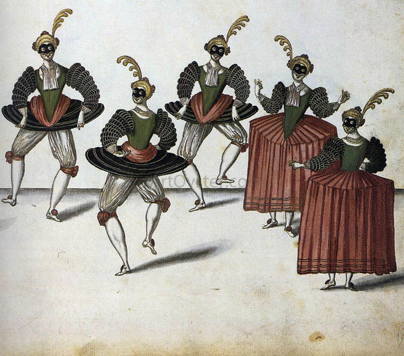  Daniel Rabel The Royal Ballet of the Dowager of Bilbao's Grand Ball - Art Print