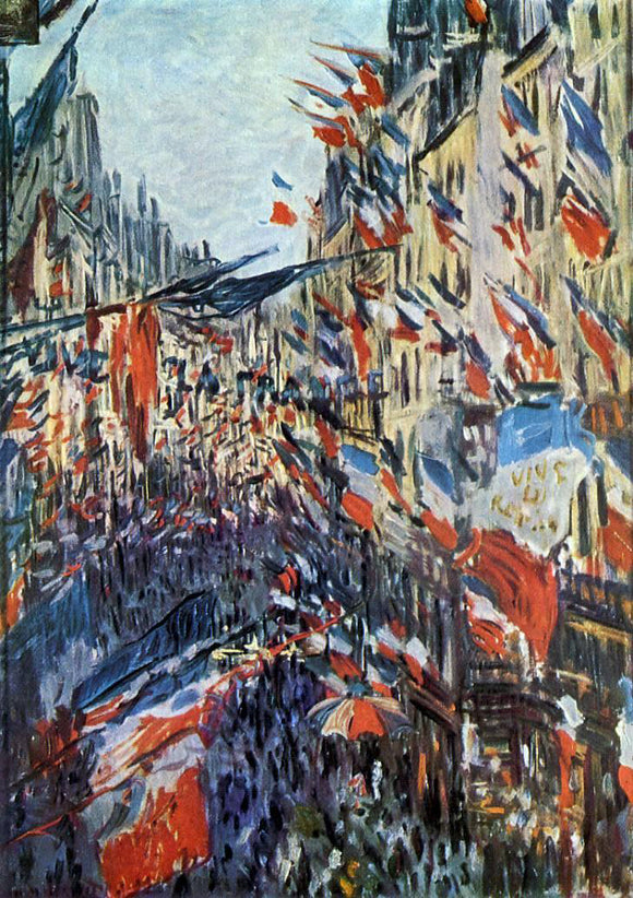  Claude Oscar Monet The Rue Saint-Denis, 30th of June 1878 - Art Print