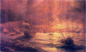  Ivan Constantinovich Aivazovsky The Ruins of Pompei - Art Print