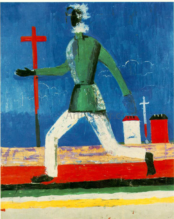  Kazimir Malevich The Running Man - Art Print