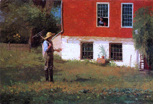  Winslow Homer The Rustics - Art Print