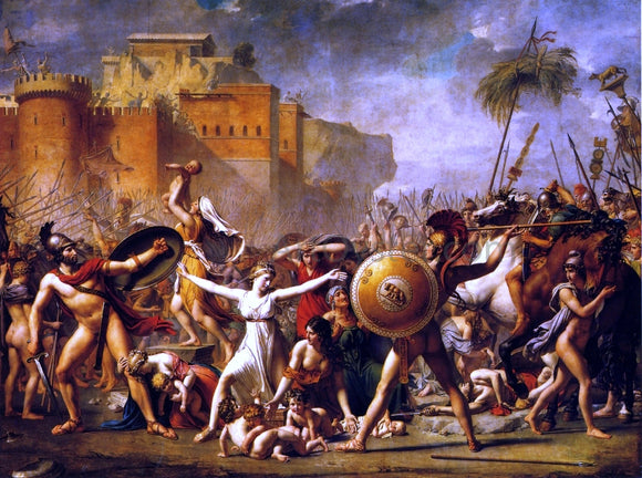  Jacques-Louis David The Sabine Women - Art Print