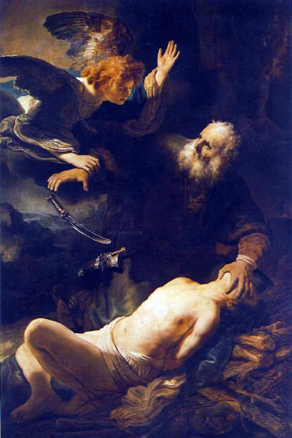  Rembrandt Van Rijn The Sacrifice of Abraham - Art Print