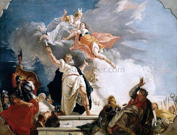 Francesco Fontebasso The Sacrifice of Iphigenia - Art Print